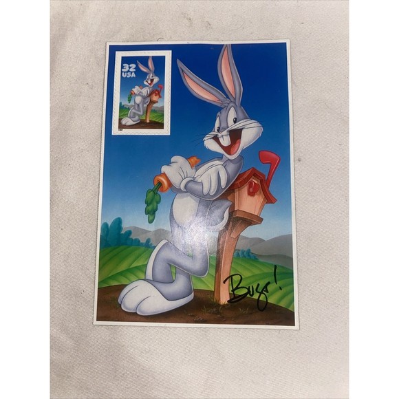 usps Other - Stamp 1997 "Bugs Bunny" 32¢ Card of 1 Stamp Looney Tunes Collectible New USPS
